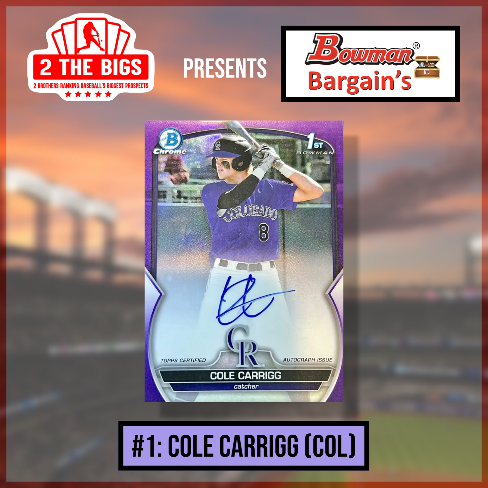 Bowman Bargains #1: Cole Carrigg