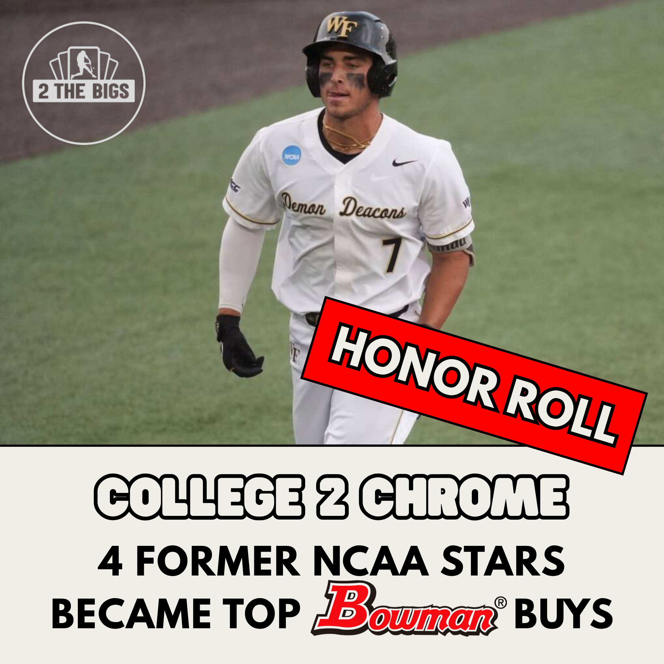 College 2 Chrome Honor Roll: 4 Former NCAA Stars Turned Bowman Buys