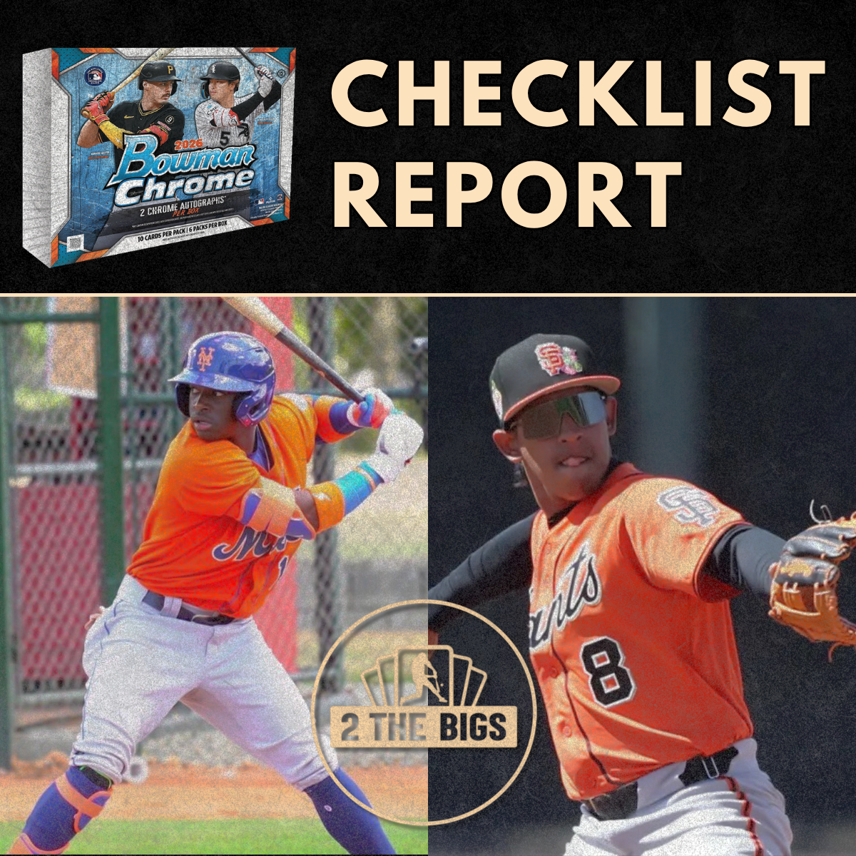 Top 14 Chases in 2026 Bowman Chrome (2TB Checklist Report)